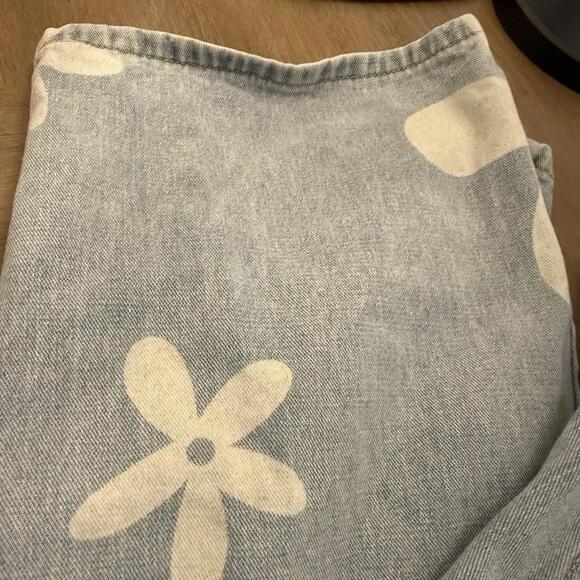 Unbranded Jeans Daisies Wide Leg Size XL - Picture 8 of 8